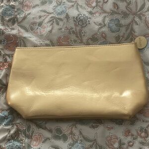 Banana Republic Gold Cosmetic Bag